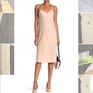 NWT Black Sam Edelman midi slip dress